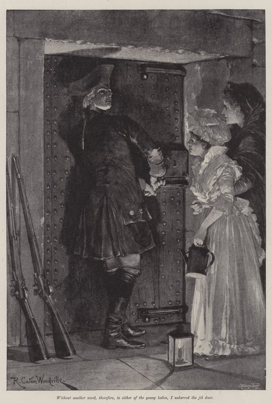 Ilustración para Un Coronel del Imperio, de Emily Lawless de Richard Caton Woodville junior