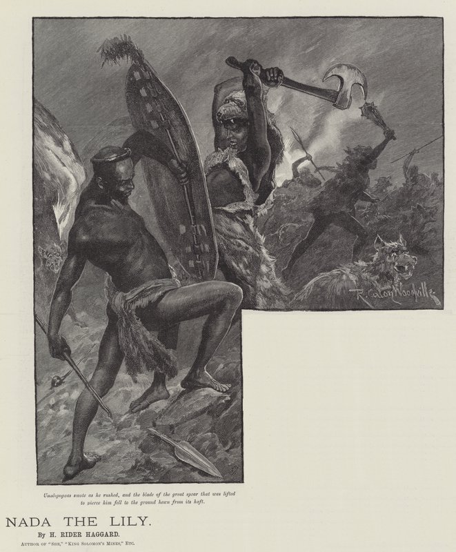 Nada la Lirio, por H. Rider Haggard de Richard Caton Woodville junior