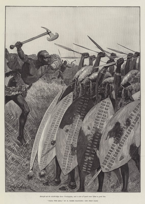 Nada la Lirio, por H. Rider Haggard de Richard Caton Woodville junior