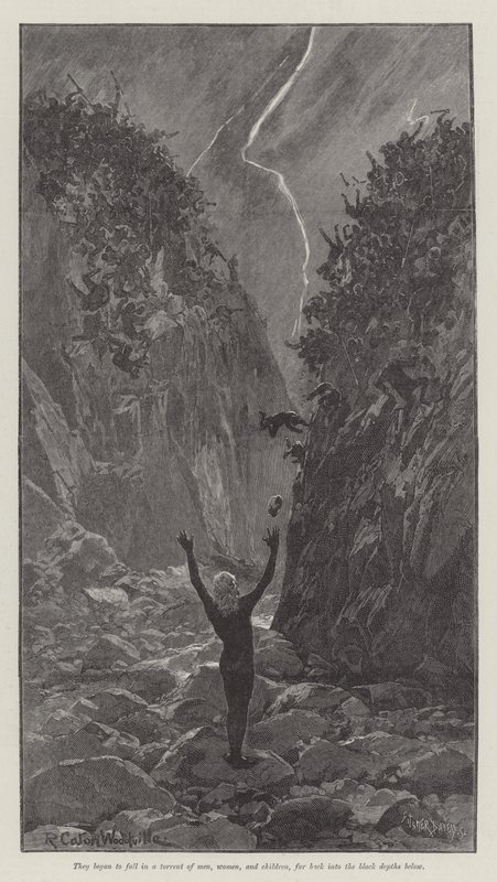 Nada la Lirio, por H Rider Haggard de Richard Caton Woodville junior