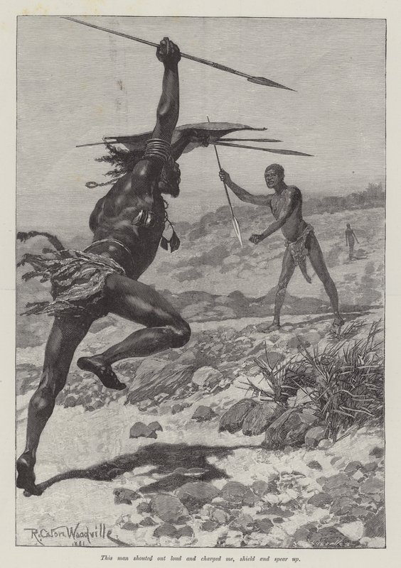 Nada la Lirio, por H Rider Haggard de Richard Caton Woodville junior