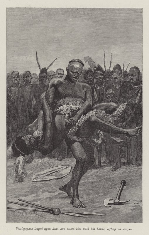 Nada la Lirio, por H Rider Haggard de Richard Caton Woodville junior