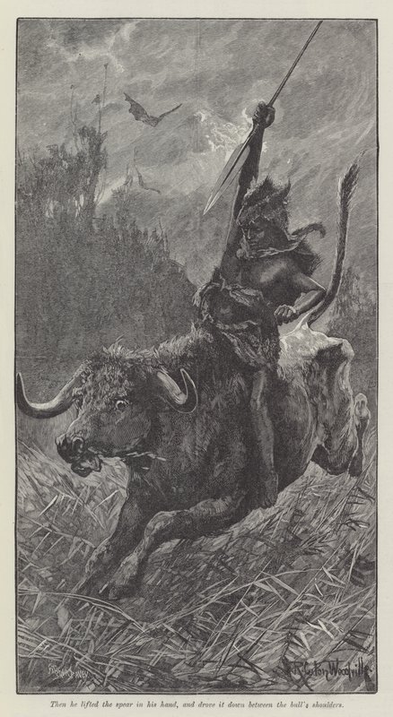 Nada la Lirio, por H. Rider Haggard de Richard Caton Woodville junior