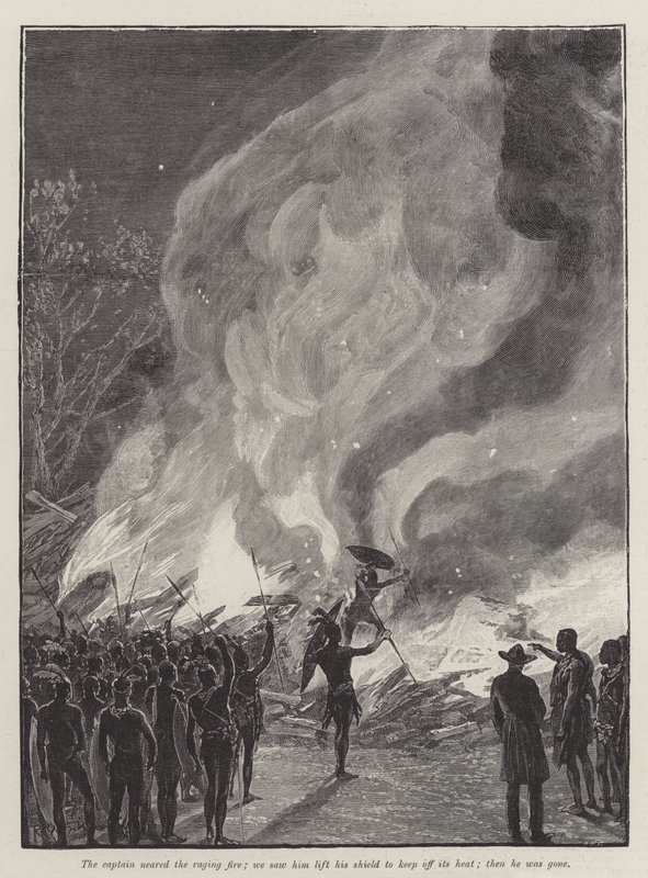 Nada la Lirio, por H Rider Haggard de Richard Caton Woodville junior