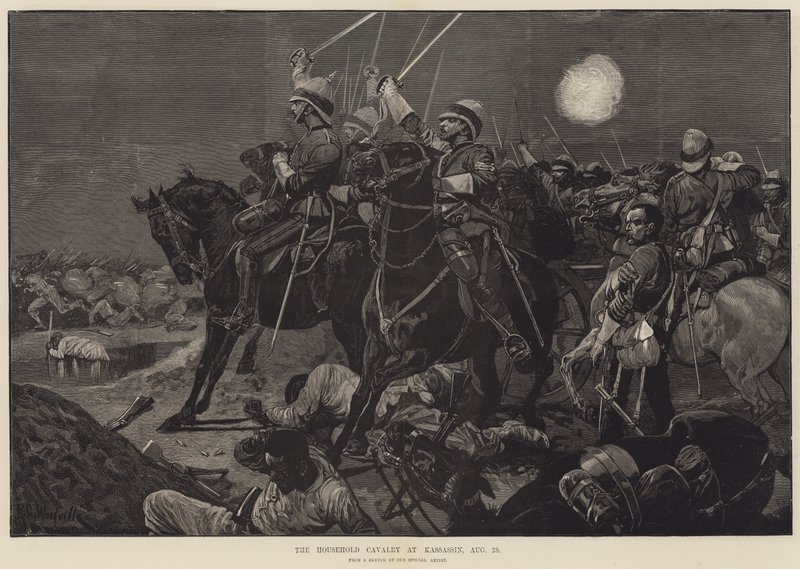 La Caballería del Hogar en Kassassin, 28 de agosto de Richard Caton Woodville junior