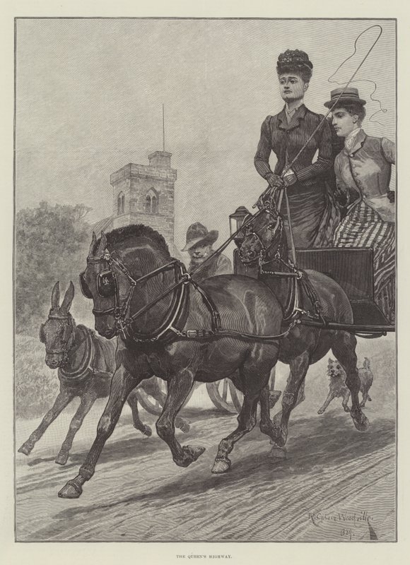 La carretera de la reina de Richard Caton Woodville junior