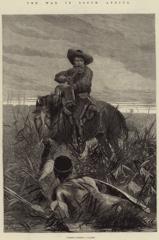 La guerra en Sudáfrica de Richard Caton Woodville junior