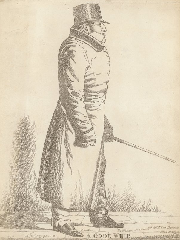 William Philip Molyneux, 2º Conde de Sefton; Un buen látigo de Richard Dighton