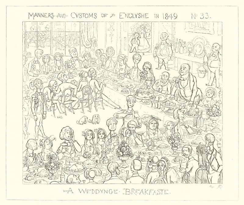 1849, Un desayuno de boda de Richard Doyle