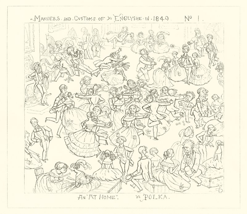 1849, En casa, La Polka de Richard Doyle