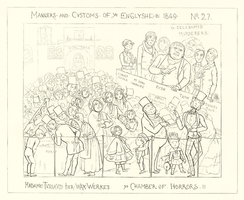 1849, Museo de Cera de Madame Tussauds, La Cámara de los Horrores de Richard Doyle