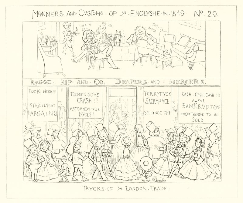 1849, Trucos del comercio de Londres de Richard Doyle