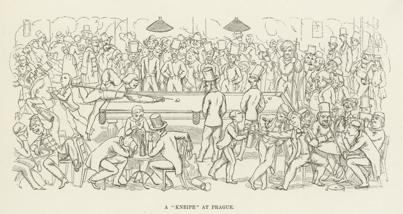 Una Kneipe en Praga de Richard Doyle
