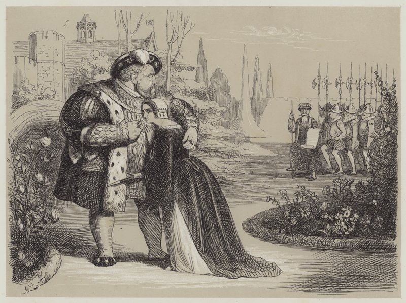 Momento crítico en la vida de Catherine Parr de Richard Doyle