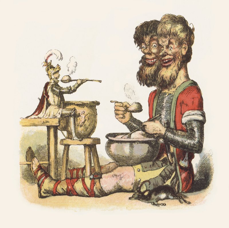 Illustration für Jack der Riesen-Killer von Richard Doyle