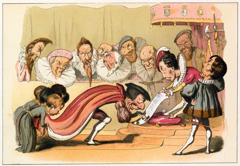 El Rey Eduardo VI otorga una carta de Richard Doyle