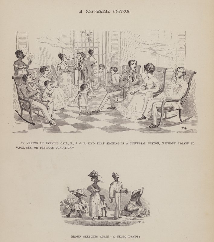 Página de El Tour Americano de los Sres. Brown, Jones y Robinson de Richard Doyle