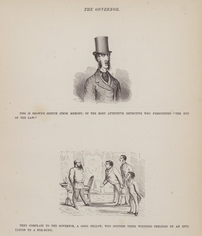Página del Tour Americano de los Sres. Brown, Jones y Robinson de Richard Doyle