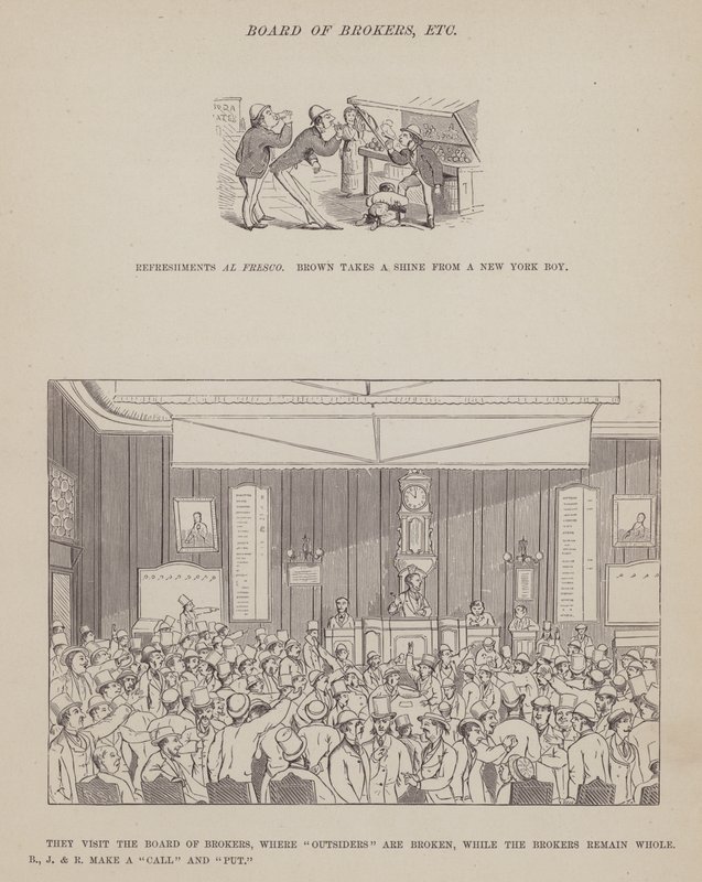 Página del Tour Americano de los Sres. Brown, Jones y Robinson de Richard Doyle