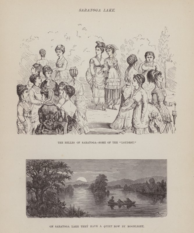 Página de El tour americano de los Sres. Brown, Jones y Robinson (grabado) de Richard Doyle