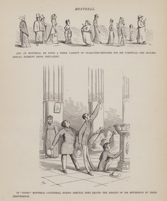 Página del Tour Americano de los Sres. Brown, Jones y Robinson de Richard Doyle