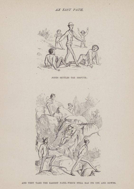 Página del Tour Americano de los Sres. Brown, Jones y Robinson de Richard Doyle