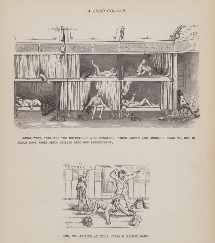 Página del Tour Americano de los Sres. Brown, Jones y Robinson de Richard Doyle