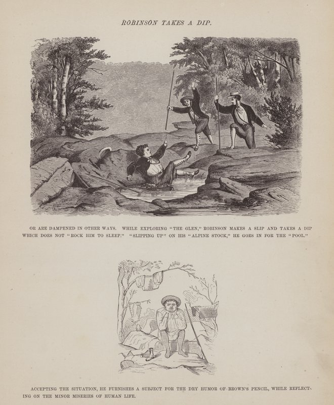 Página del Tour Americano de los Sres. Brown, Jones y Robinson de Richard Doyle
