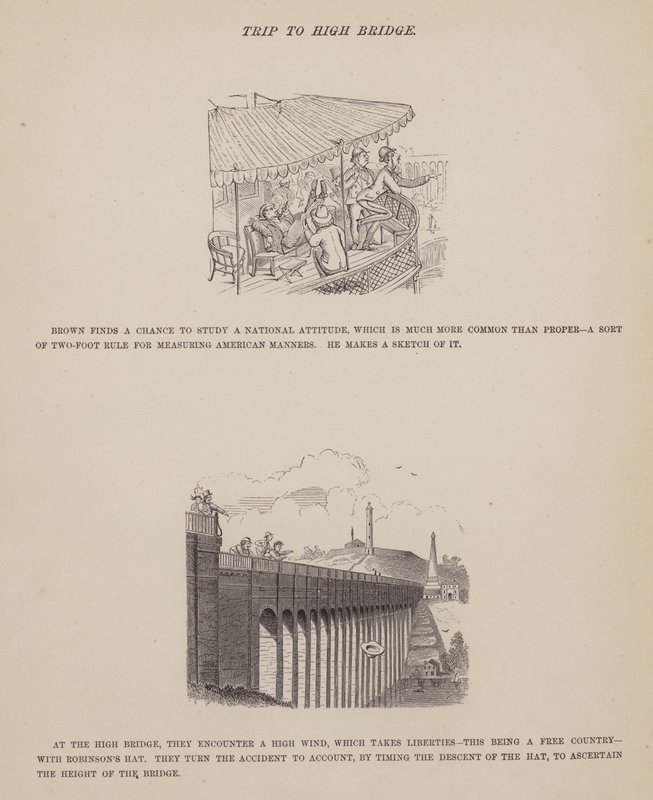 Página del Tour Americano de los Sres. Brown, Jones y Robinson de Richard Doyle