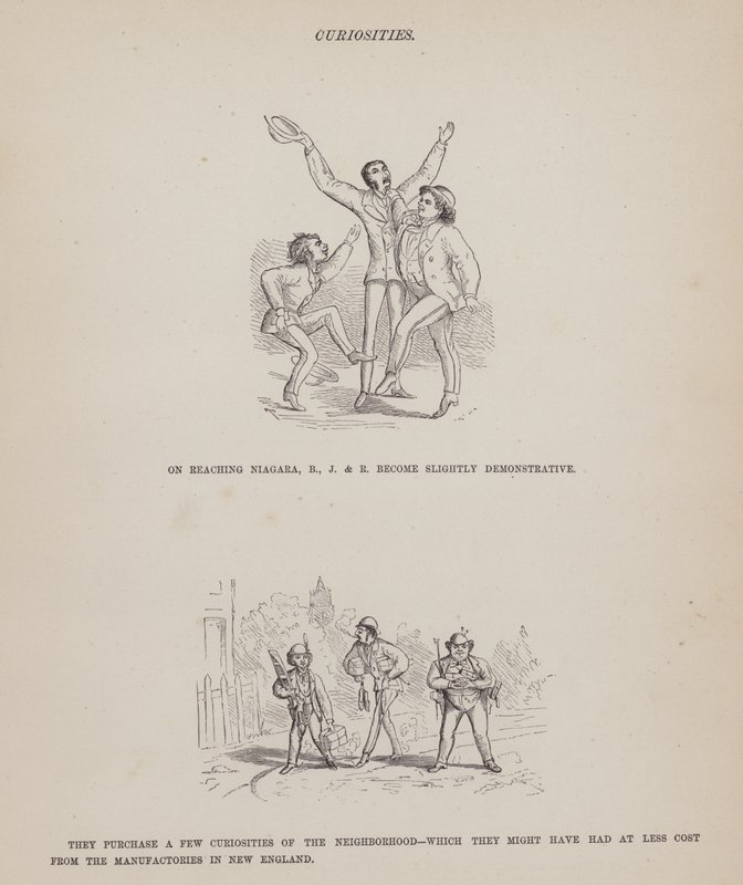Página del Tour Americano de los Sres. Brown, Jones y Robinson de Richard Doyle
