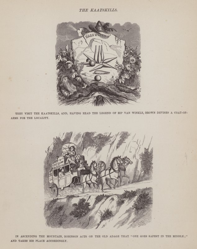 Página del Tour Americano de los Sres. Brown, Jones y Robinson de Richard Doyle