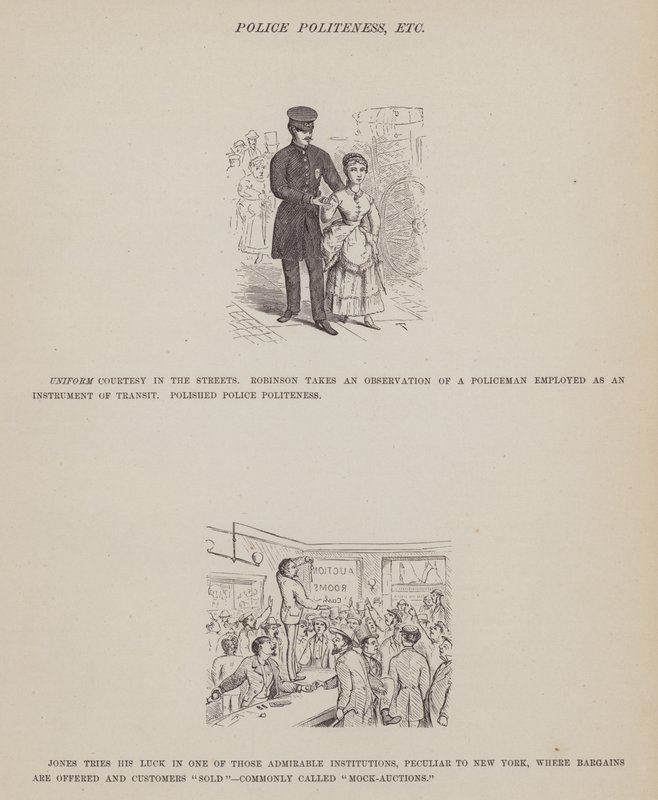 Página del Tour Americano de los Sres. Brown, Jones y Robinson de Richard Doyle