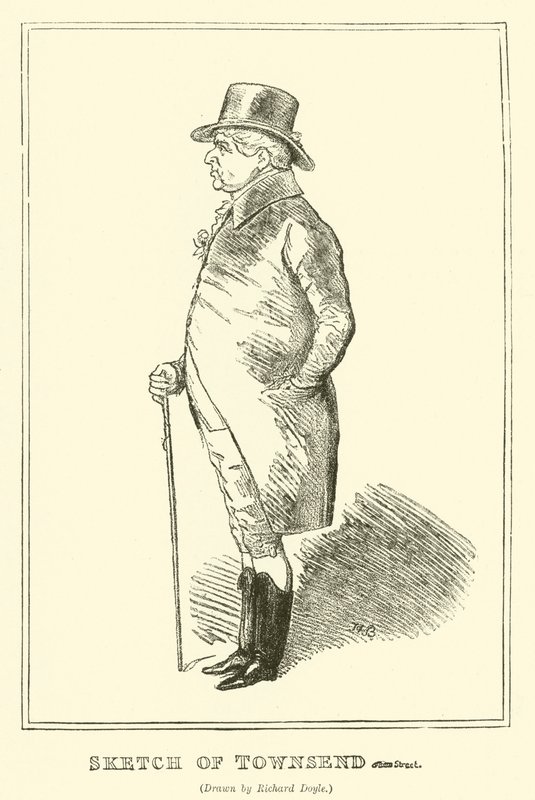 Boceto de Townsend de Richard Doyle