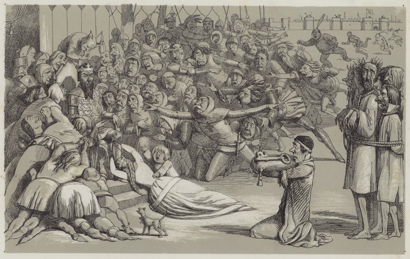 Rendición de Calais de Richard Doyle