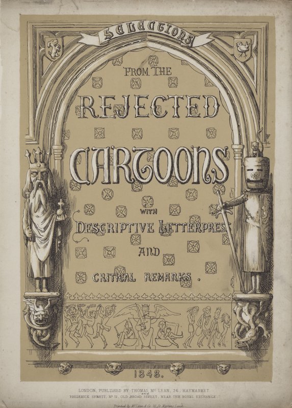 Página de título para Selecciones de los Cartones Rechazados de Richard Doyle