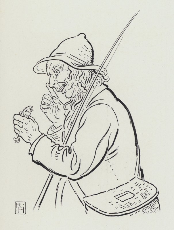 El Pescador y el Pez Pequeño de Richard Heighway