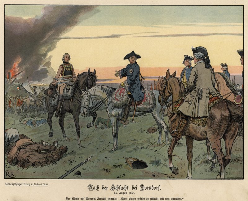Después de la Batalla de Zorndorf de Richard Knoetel