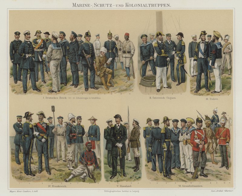 Marines y tropas coloniales de los ejércitos europeos de Richard Knotel