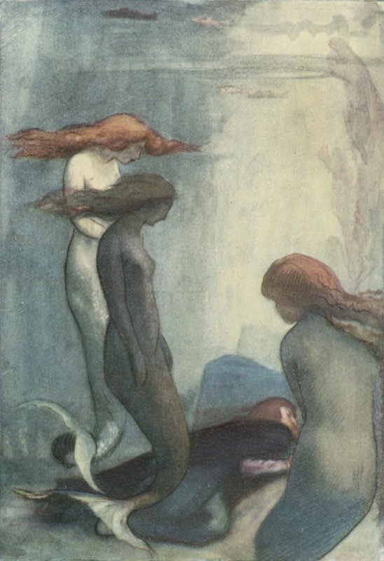 Un canto del mar de William Shakespeare de Robert Anning Bell
