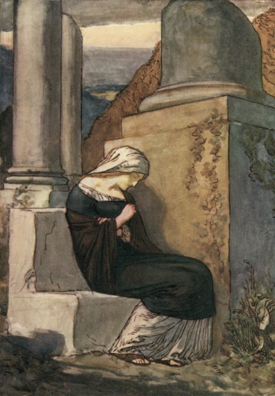 Melancolía por John Fletcher de Robert Anning Bell