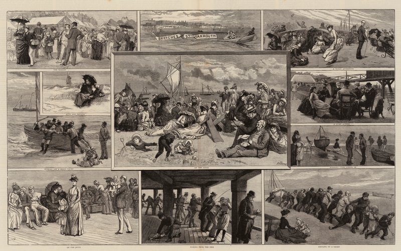 Bocetos en Yarmouth de Robert Barnes