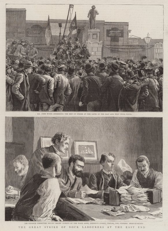 La Gran Huelga de los Trabajadores Portuarios en el Este de Robert Barnes
