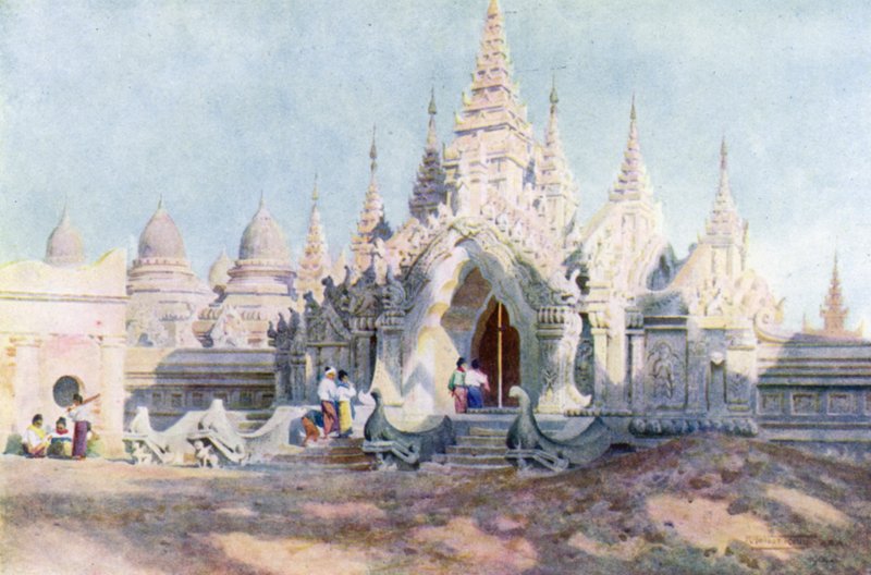 Entrada al Kuthodau, Mandalay de Robert George Talbot Kelly