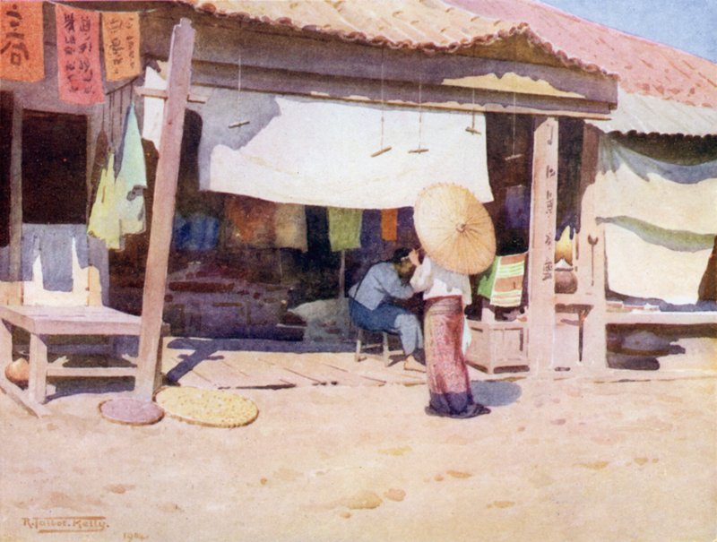 En el bazar, Bhamo de Robert George Talbot Kelly