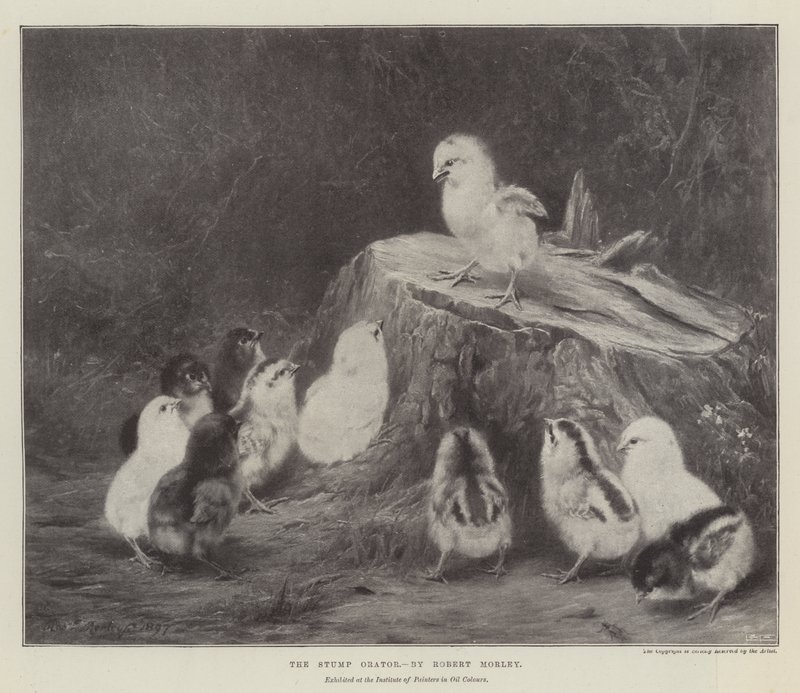 El orador del tocón de Robert Morley