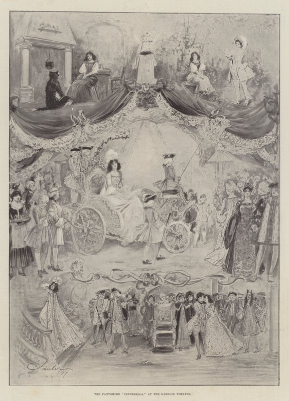 La pantomima Cenicienta, en el Teatro Garrick de Robert Sauber