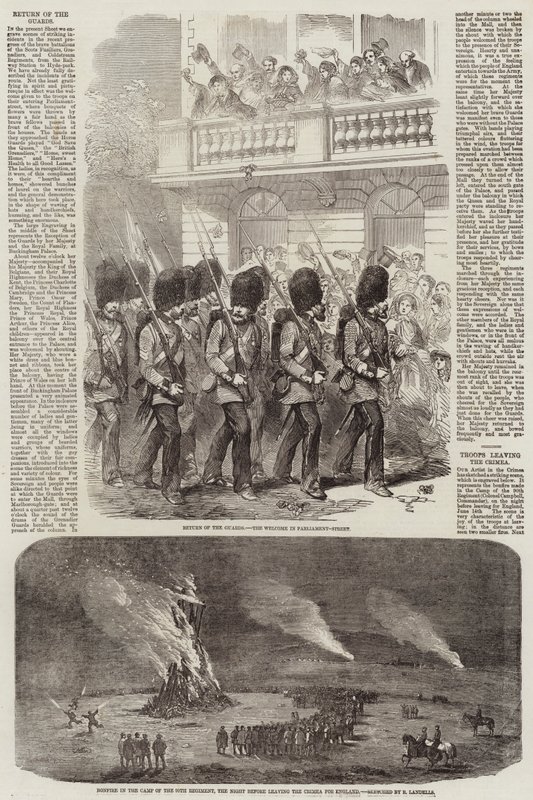 Regreso de los Guardias de Crimea de Robert Thomas Landells
