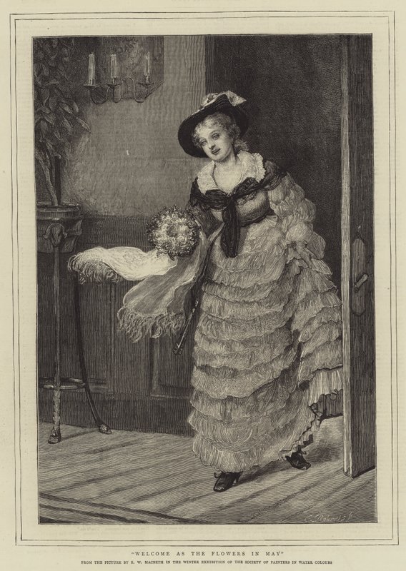 Bienvenido como las flores en mayo de Robert Walker Macbeth