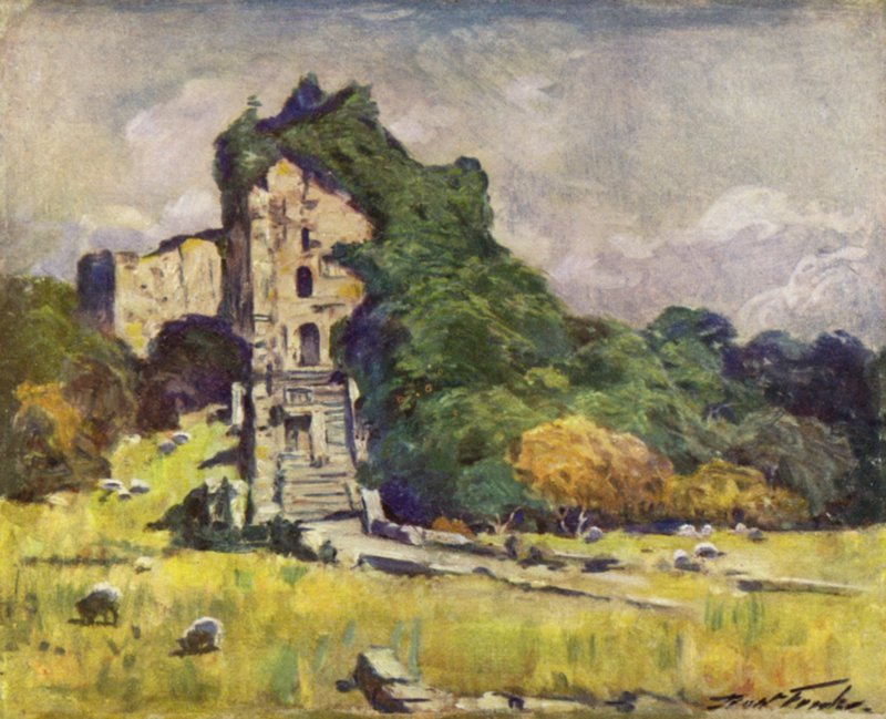 Viejo castillo, Cardiff de Robert (after) Fowler