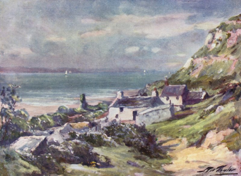 Vieja cabaña y ruinas de la abadía, Great Orme